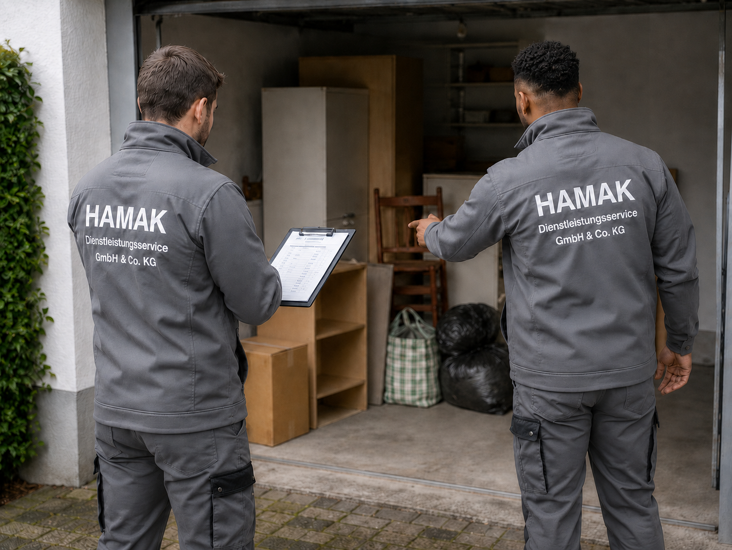 Besichtigung und Checkliste für eine Entrümpelung in Hamburg