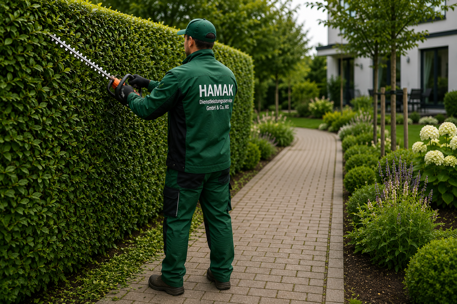 HAMAK Gartenpflege Hamburg mit Heckenschnitt und Grünflächenpflege