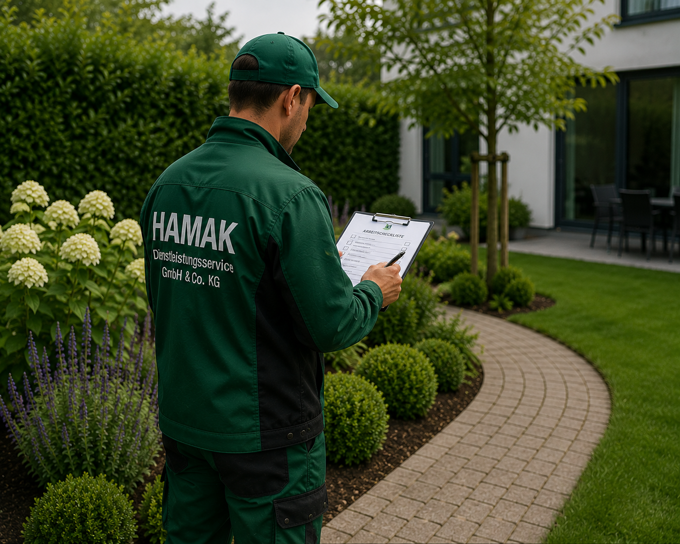 HAMAK Qualitätskontrolle bei Objektpflege und Gartenpflege in Hamburg