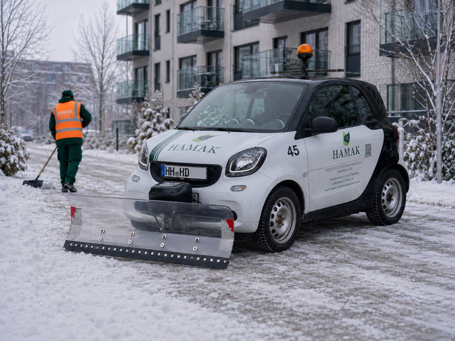HAMAK Winterdienst Neumünster mit Objektbetreuung und Wintereinsatz