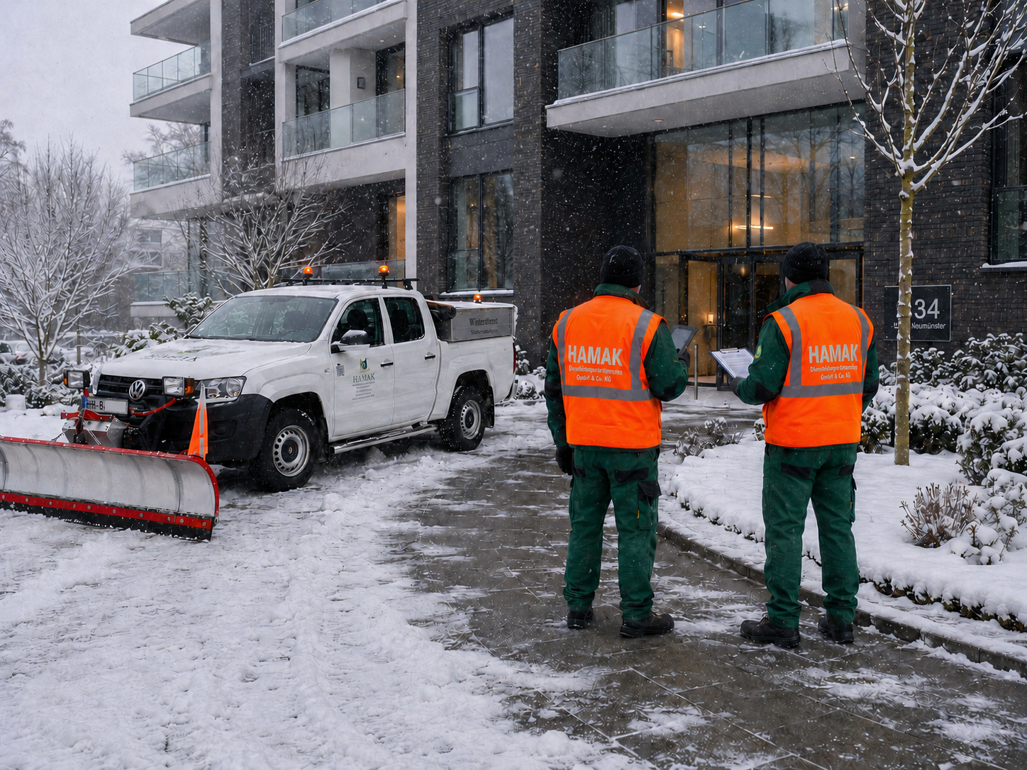 Objektprüfung und Planung für den Winterdienst in Neumünster
